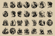 Middle Ages Medieval illustrations, a Decorative Illustration by Nocturnal Wolf (Thumbnail 6 of 17)