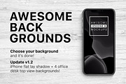 iPhone X Mockup - Front View, an iPhone Mockup by Mockups & Illustrations (Thumbnail 11 of 17)