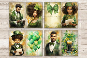St. Patrick's Day Junk Journal Kit, a Seasonal Illustration by GlamArtZhanna (Thumbnail 3 of 10)