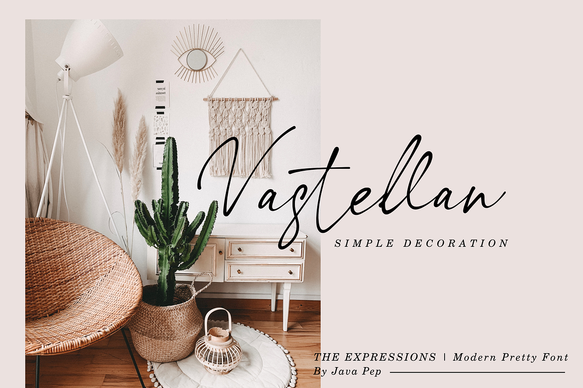 The Expressions / modern pretty font preview 3