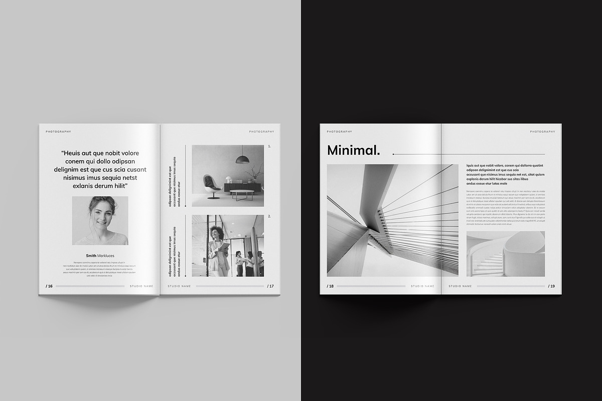 Photography Portfolio Template, a Brochure Template by StyleArt (Photo 9 of 15)