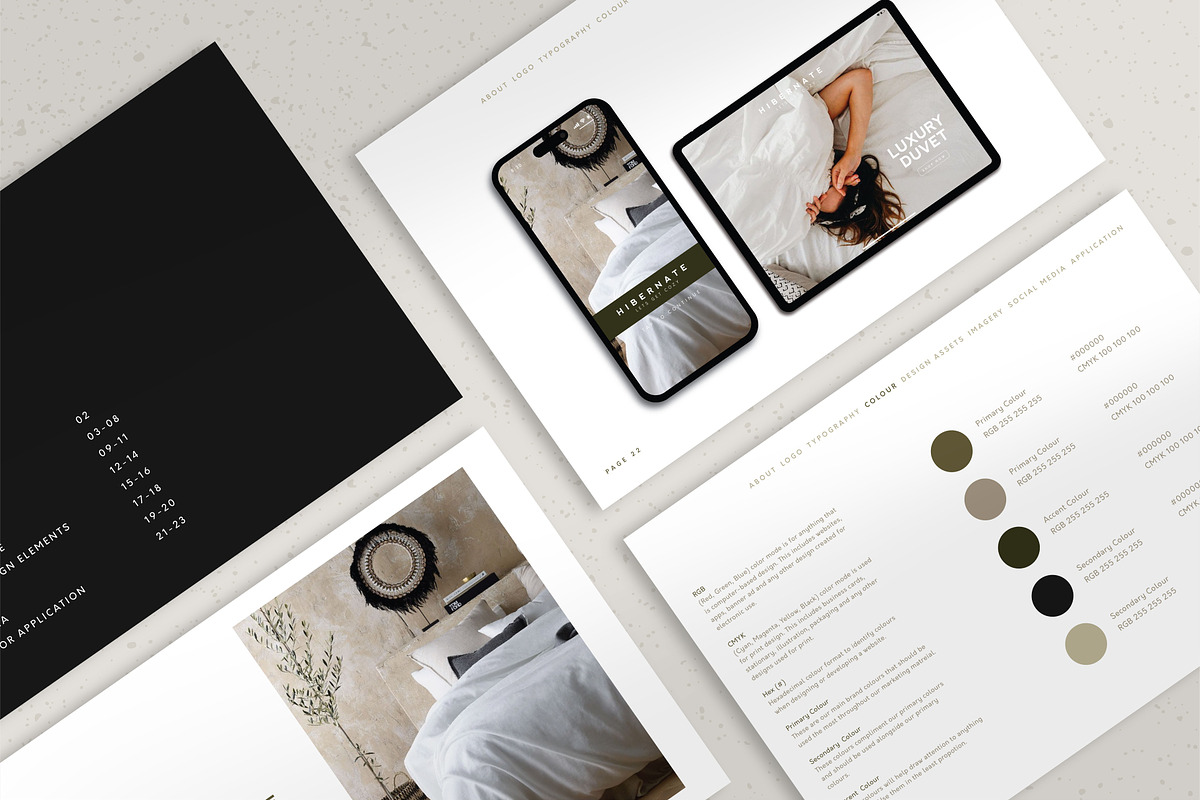 Minimal Brand Guidelines Template preview 5