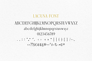 Lacuna Display Font, a Serif Font by gafaroff studio (Thumbnail 7 of 7)