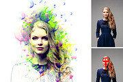 Portrait Watercolor Photoshop Action, an Action Add-On by MRI STUDIO (Thumbnail 2 of 13)