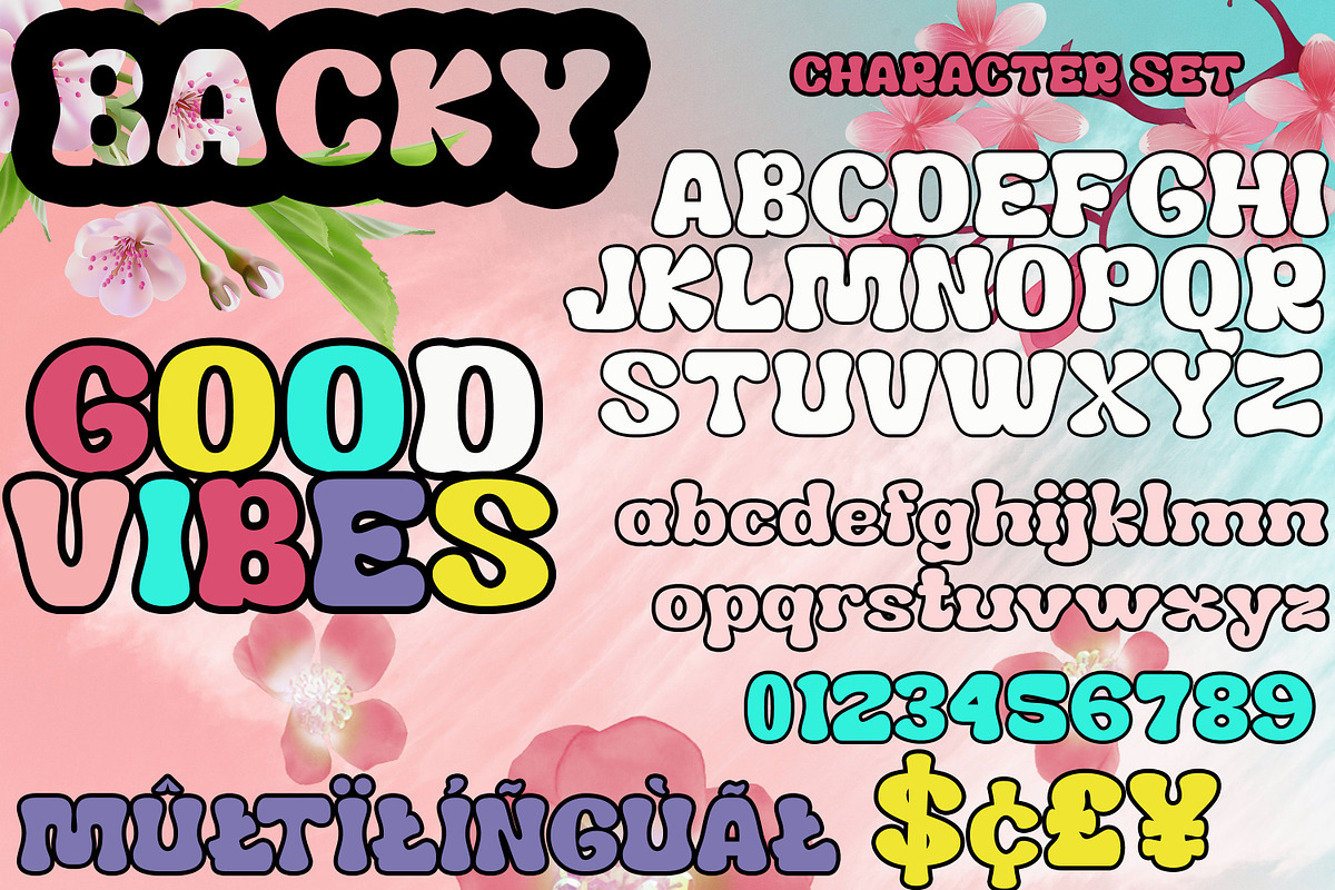 Backy Display Font, a Slab Serif Font by Canden Meutuah (Photo 6 of 7)