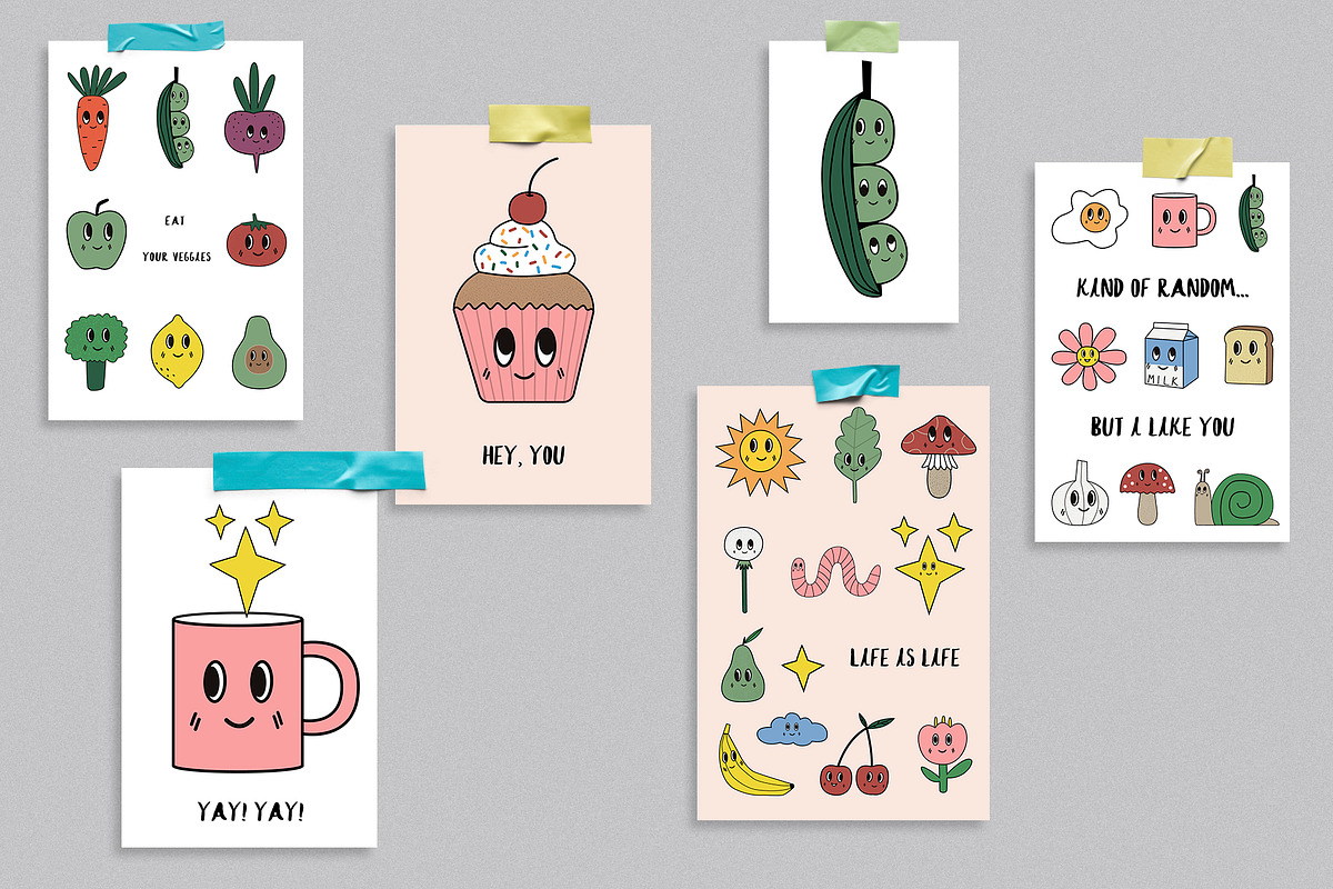 30 cute object illustrations, an Object Graphic by Mii Lab (Photo 6 of 7)