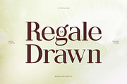 CS Regale Drawn, a Serif Font by Craft Supply Co. (Thumbnail 1 of 8)