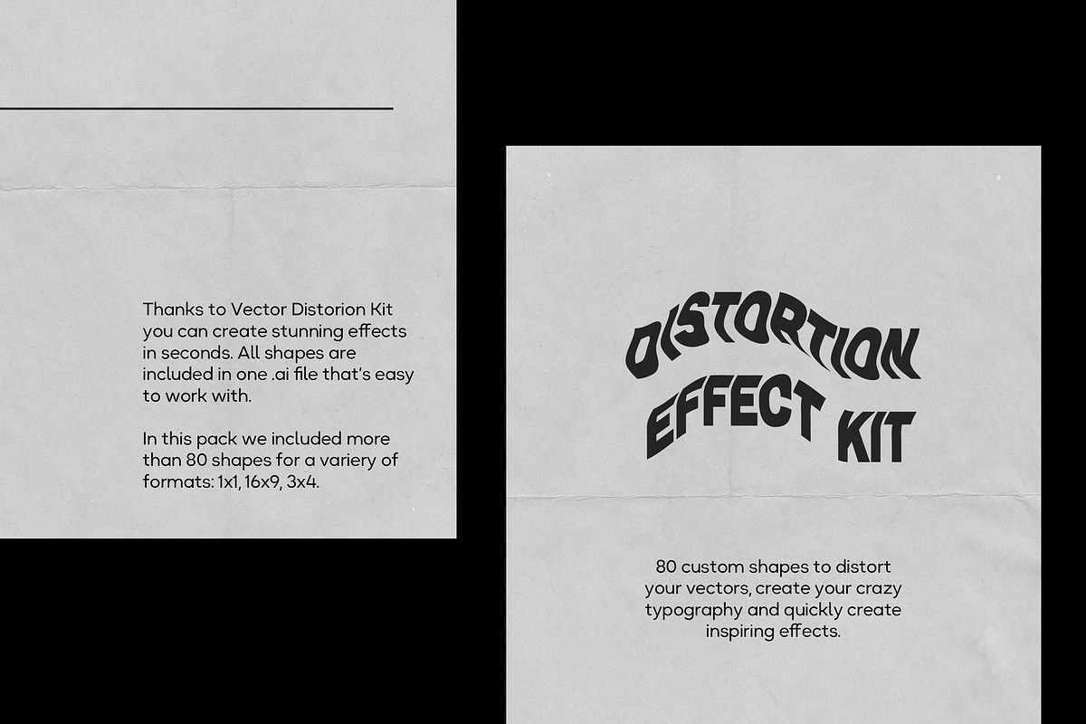 Vector Distortion Illustrator Kit, a Plug-in Add-On by Eugene Tantsurin (Photo 8 of 9)