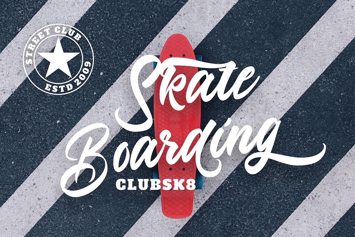 Azingdar - Retro Bold Script Font preview 4