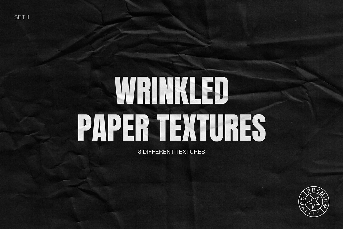 Wrinkled Paper Textures, a Texture Graphic by The Fake PNG (Photo 1 of 7)