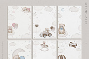 Baby Shower Bears - Kids Graphic Set, an Animal Illustration by Veris Studio (Thumbnail 3 of 18)