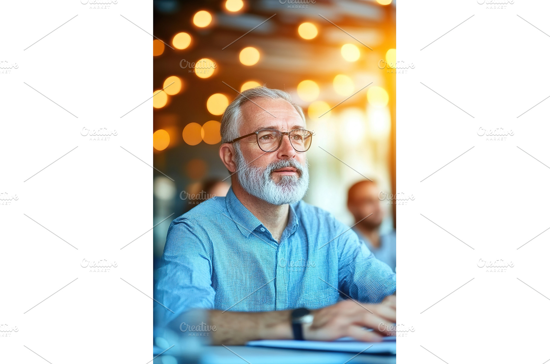 Mature caucasian male in office, a Business Photo by Lermont51