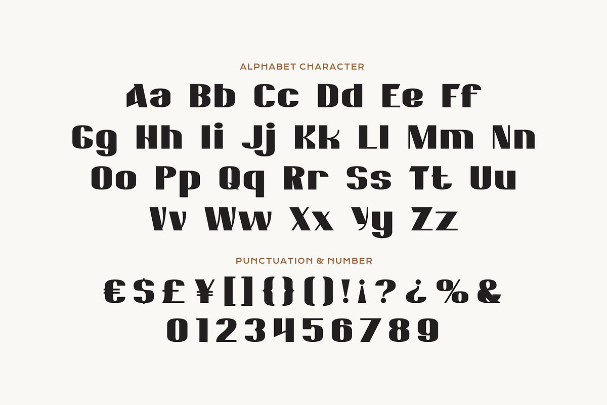 Hero Kawig - Chunky Display Font, a Sans Serif Font by Imoodev (Photo 5 of 5)