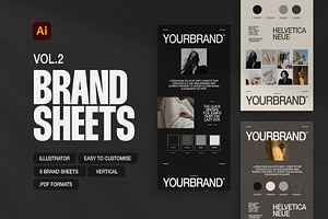 BRAND SHEETS for Illustrator