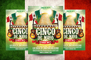 Cinco de Mayo Flyer Template, a Flyer Template by Briell Design (Thumbnail 1 of 3)