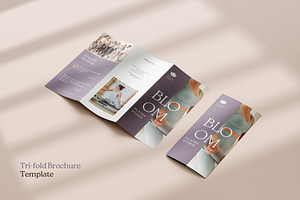 Pilates Studio Tri-fold Brochure, a Brochure Template by Soul & Maeum Store