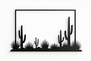 Southwestern Cactus Mountain Vector, an Illustration by hafijul (Thumbnail 12 of 15)