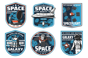 Space Exploration, Spaceship Icons