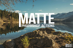 Matte Photoshop Actions