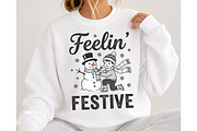 Feelin' Festive Christmas PNG, a Seasonal Illustration by DreamCafeArt (Thumbnail 4 of 7)