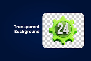 3D Technical Support Icon