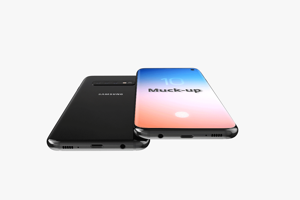 Samsung galaxy s10 Muck-up, an iPad Mockup by Proshanta Sarker (Photo 1 of 10)