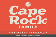 CA Cape Rock - Family, a Slab Serif Font by Cape Arcona Type Foundry (Thumbnail 1 of 8)