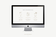 Cocktail Drinks: Vector Illustration, a Food Illustration by Sarah Ann Design (Thumbnail 6 of 6)