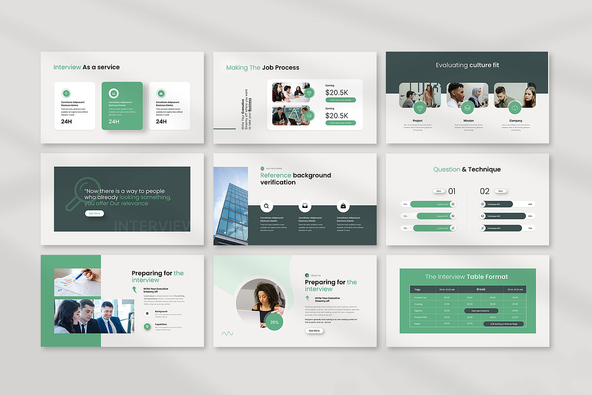 Job Interview Presentation, a Presentation Template by KreateTribe (Photo 2 of 5)