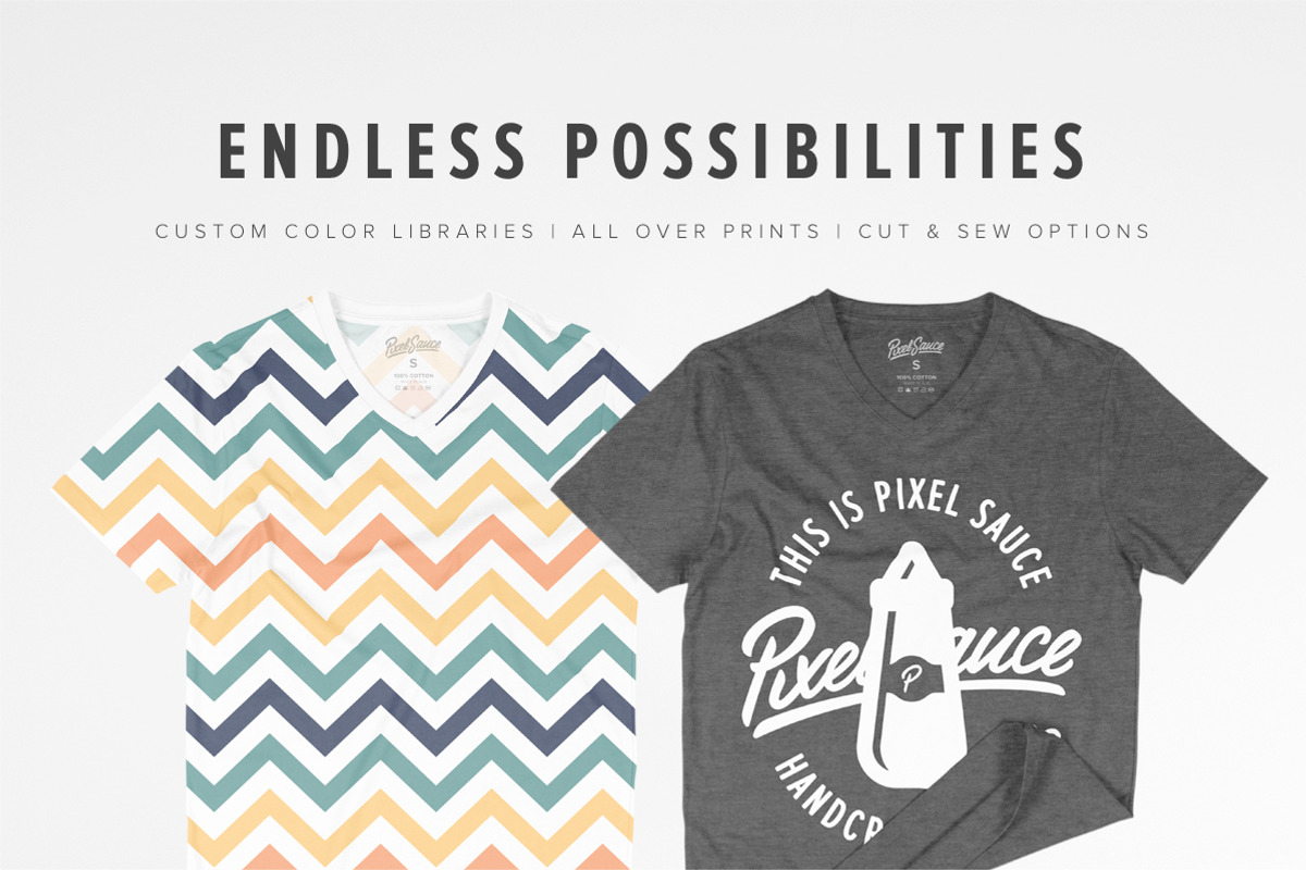 8 Premium Men's V-Neck Mockups, a Shirt Mockup by Pixel Sauce™ (Photo 2 of 7)