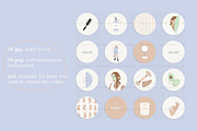 16 Instagram Highlight Cover BEAUTY, a Social Media Template by Olg Store (Thumbnail 3 of 4)