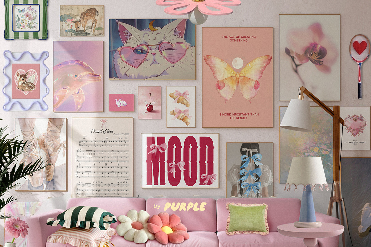 150 Coquette Prints, a Background Graphic by Purple (Photo 1 of 11)