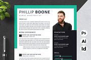 Cute Resume Template, a Resume Template by Attractive Resume (Thumbnail 1 of 3)