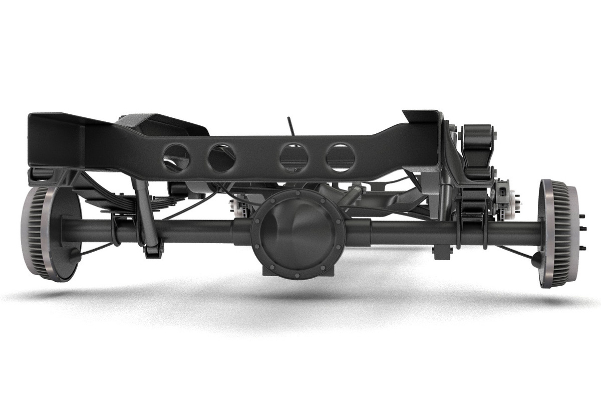 PICKUP TRUCK CHASSIS 2WD, a Cars & Vehicle 3D Model by NNAVAS 3D (Photo 8 of 18)