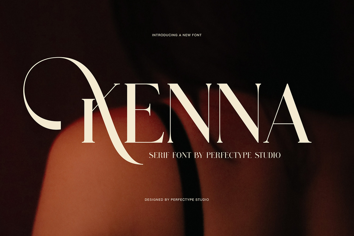 Kenna Elegant Serif Display Font, a Serif Font by Perfectype (Photo 1 of 8)