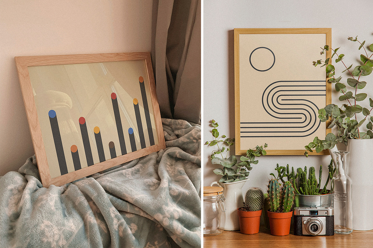 Set of 15 Simple Geometric Posters, an Object Graphic by Kokoshka (Photo 6 of 9)