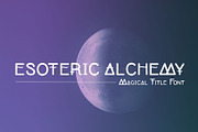 Esoteric Alchemy Font, a Symbol Font by I'm Knot Tangled (Thumbnail 1 of 6)
