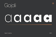 Gojali -  Variable Font, a Sans Serif Font by sabrcreative (Thumbnail 2 of 10)