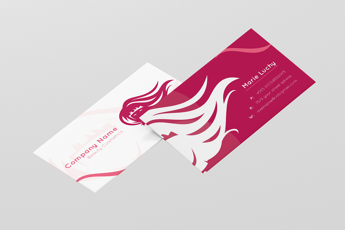 Beauty Business Card, a Business Card Template by ZAAS (Photo 5 of 6)