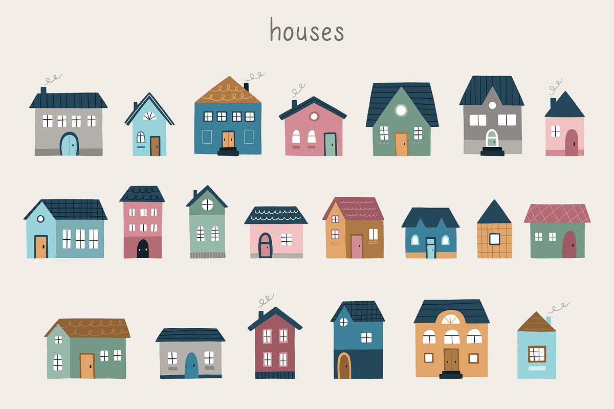 City map creator. Kid's collection, an Illustration by Guvi-Design (Photo 3 of 15)