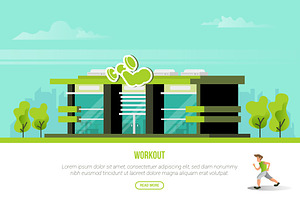 Workout - Vector Landscape& Building