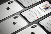 iPhone X Business Card, a Business Card Template by TheFeture (Thumbnail 3 of 6)