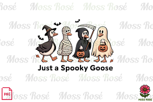 Spooky Goose Halloween PNG, a Graphic by Moss Rose