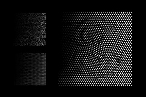 200 Square Halftone Vector Megapack