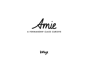 Amie A Penmanship Class Cursive