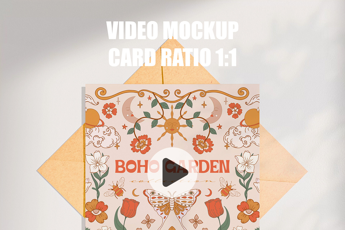 Square Card 1:1, Video Mockup, a Mockup by Dstudio