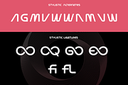 Averion - Modern Futuristic Techno, a Sans Serif Font by RagamKata (Thumbnail 10 of 10)