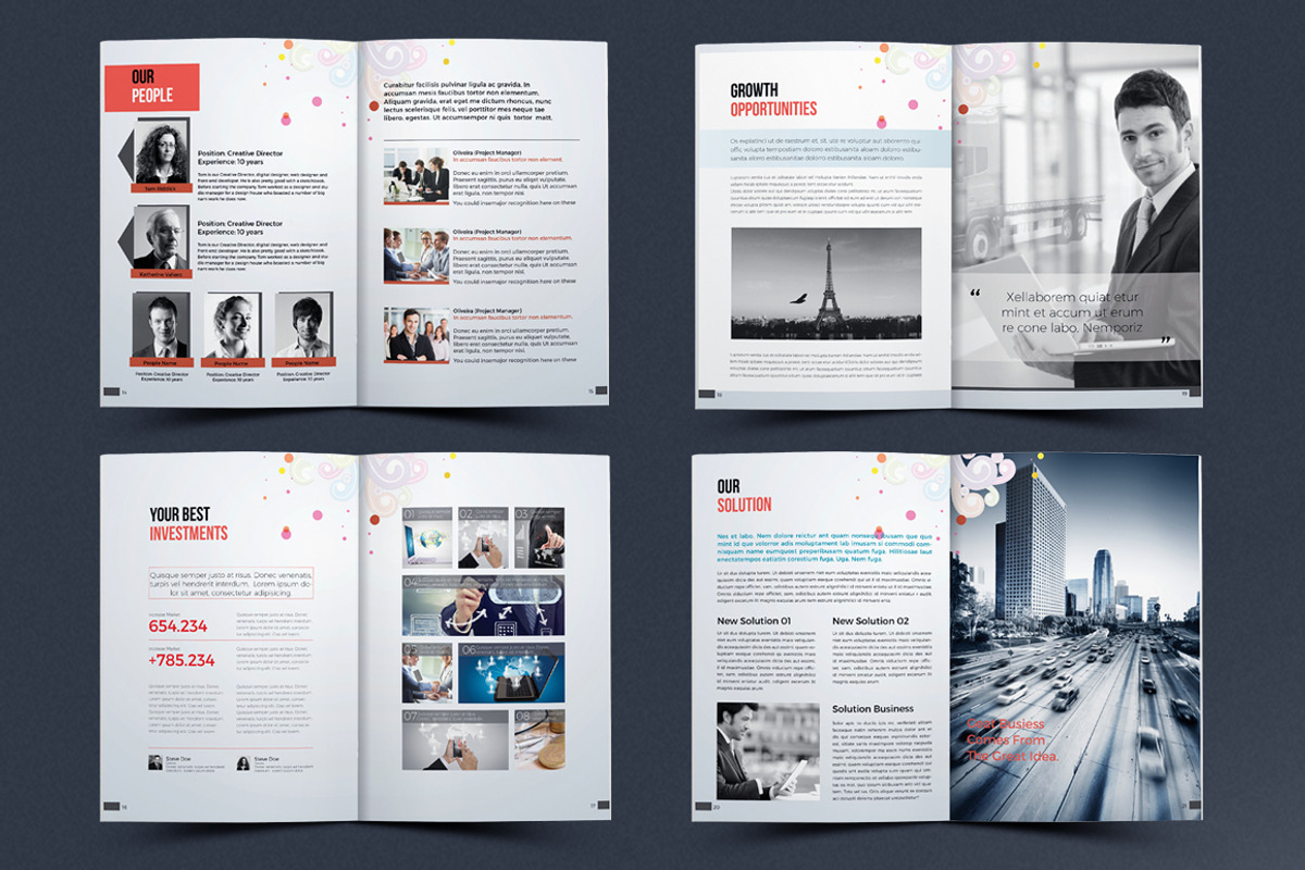 Brochure, a Brochure Template by artico (Photo 5 of 6)