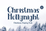 Christmas Hollynight Font, a Serif Font by QR Design Studio (Thumbnail 1 of 11)