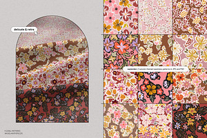 36 Autumn Floral Patterns